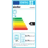 Einbau-Backofen SIMFER 4207DERSP.1 — 47 L, multifunktional, manuelle Pop-up-Knebel, schwarz, 59,5×45 cm