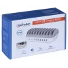 Manhattan Charging Station, 10x Ports: 3x USB-C (up to 18W PD) and 7x USB-A (up to 12W), 120W Total Output, White/Grau, Three Year Warranty