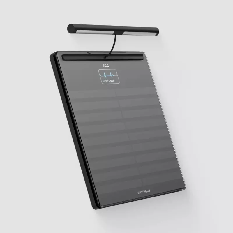 Elektronische Personenwaage Withings BODY SCAN Square Schwarz