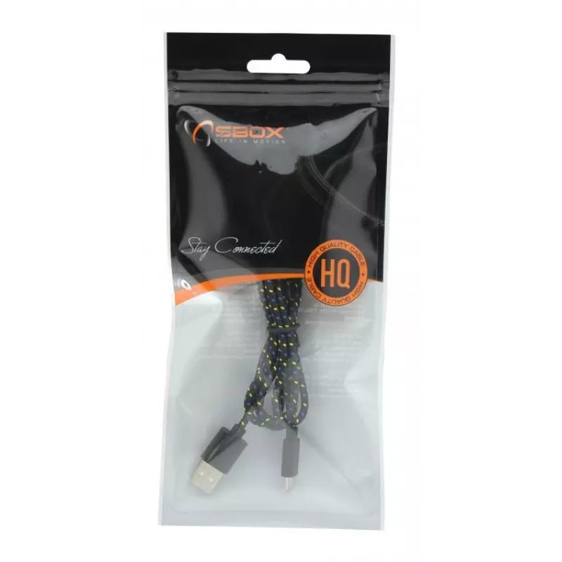Sbox USB-1031B USB->Micro USB 1M schwarz