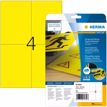 Selbstklebende Druckeretiketten HERMA Signs A4 105x148 mm