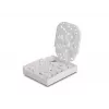DeLOCK Glasfaser-Anschlussdose FTTH Wandmontage 4 x SC Simplex LC Duplex weiß
