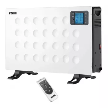 Konvektor-Elektroheizgerät NOVEEN CH8000 — 2000 W, 3 Leistungsstufen, Timer, Fernbedienung, weiß