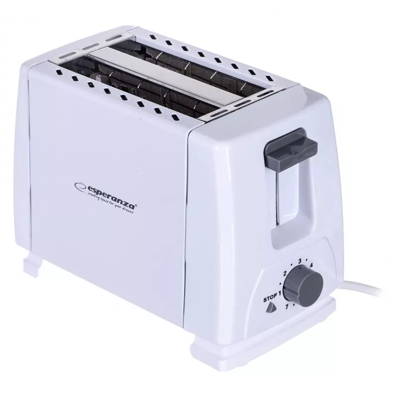 Esperanza EKT001 Caprese 2 Scheiben 600 W Weiß