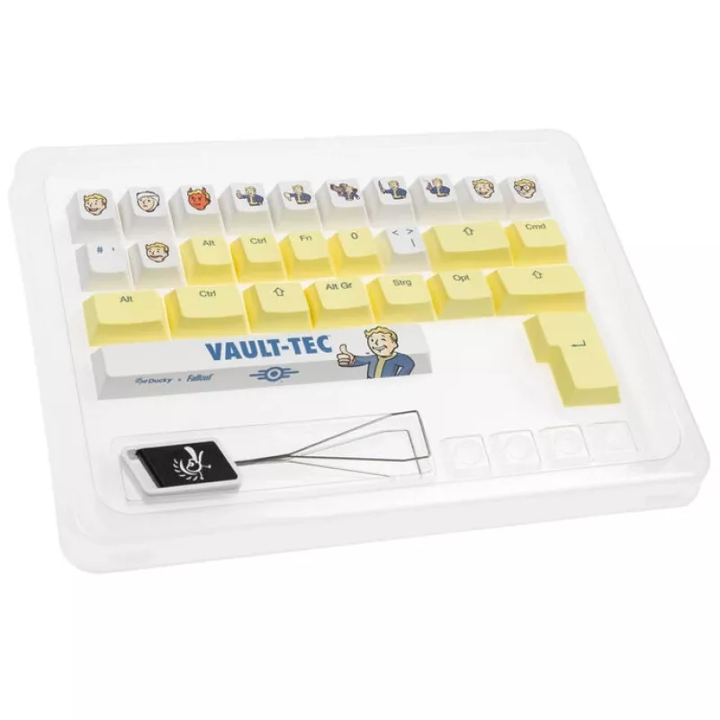 Tastenkappen-Set Ducky Ducky x Fallout DCA132-USVAUCHPH1 132 Stück ANSI-Profil