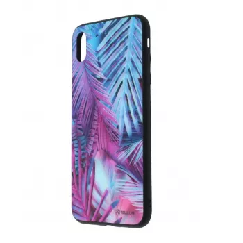 Schutzhülle aus Glas Tellur für iPhone XS Max mit gedrucktem Palmen-Design