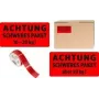 AVERY Warnetiketten 7255, rot, 200 Stück, 100 x 50 mm