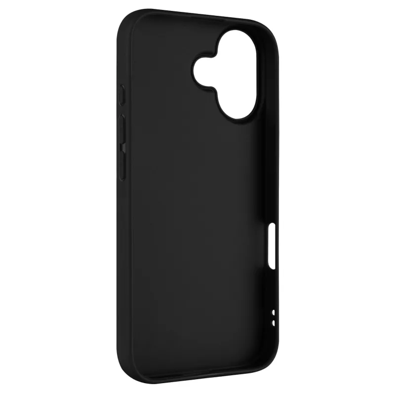 Fixed | Story | Rückseitenabdeckung | Apple | iPhone 16 Plus | Gummi | Schwarz