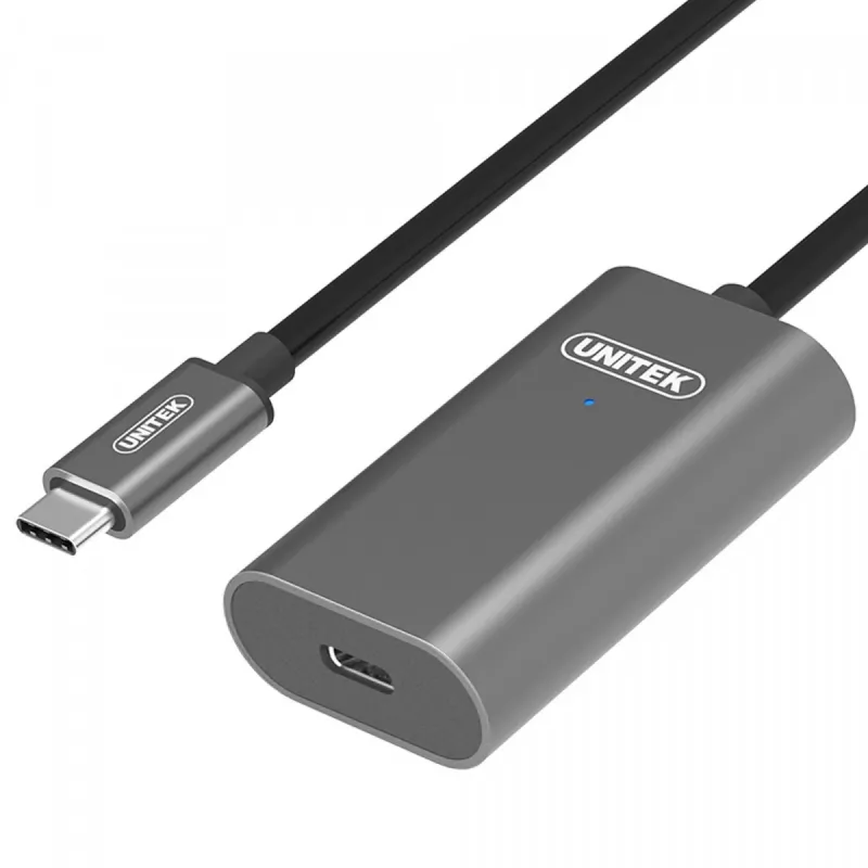 USB-Kabel UNITEK U305A 5m USB 3.2 Gen 1 USB C Grau