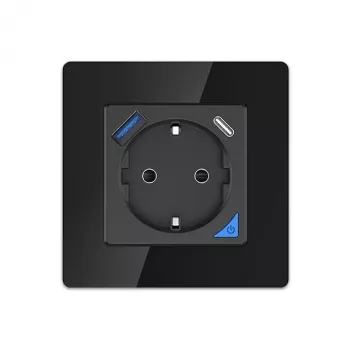 Wandsteckdosenset Extralink Smart Life Pro 230V mit 1x USB-A und 1x USB-C