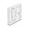 DeLOCK Glasfaser-Anschlussdose 2 x SC Simplex LC Duplex Weiß