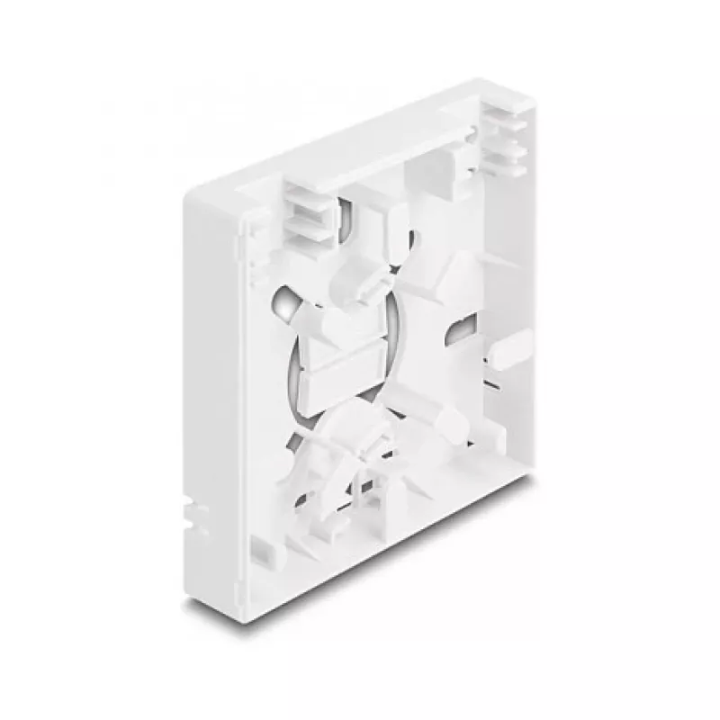 DeLOCK Glasfaser-Anschlussdose 2 x SC Simplex LC Duplex Weiß