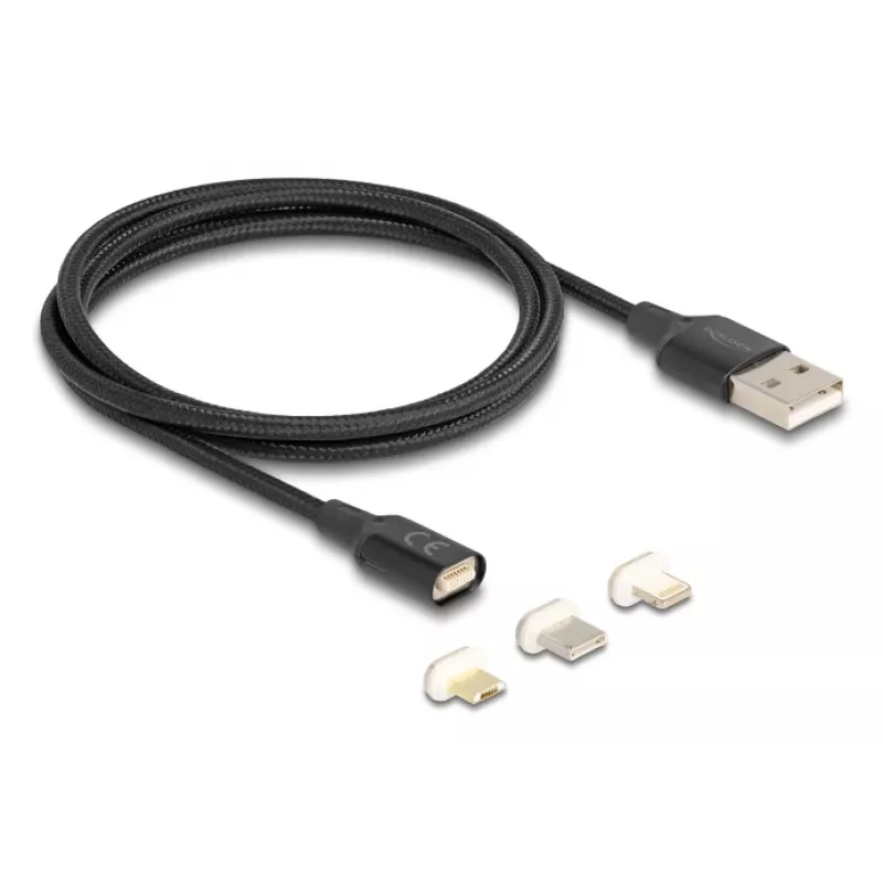 USB-Kabel DeLOCK 88165 1 m USB A Schwarz