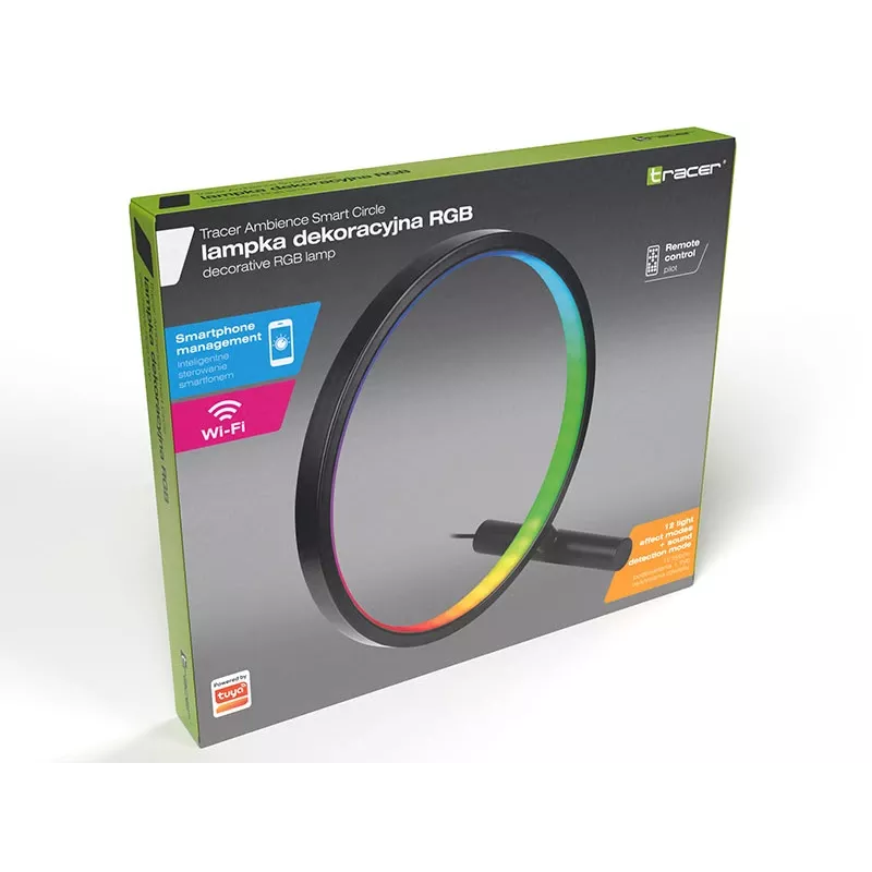 Tischleuchte TRACER Ambience Smart Circle LED RGB — dekorative intelligente LED-Kreis