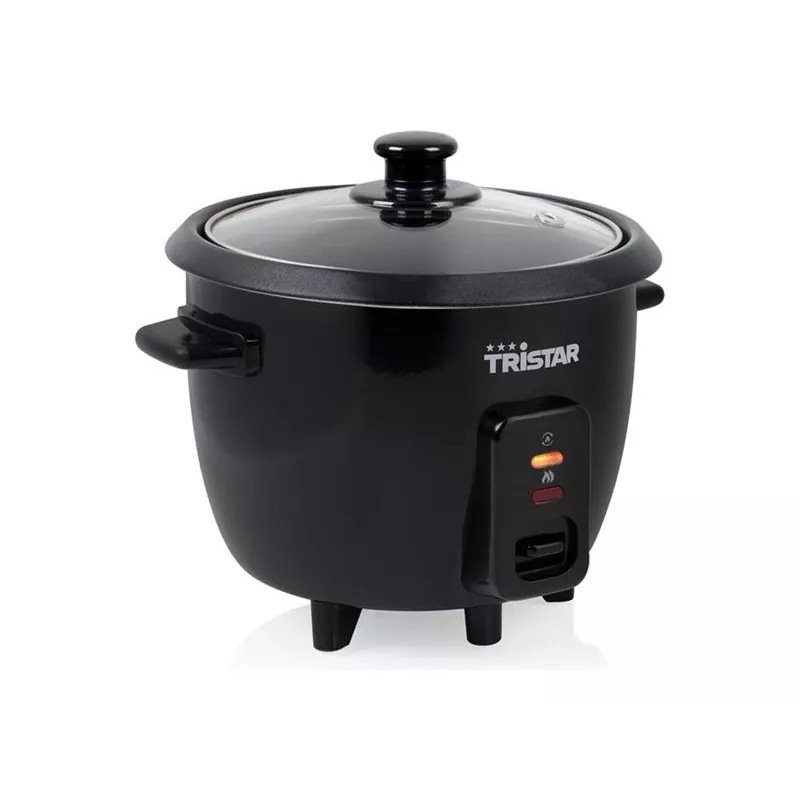 Reiskocher Tristar RK-6141, 0,6 L Kapazität, 300 W, schwarz, Tastenbedienung