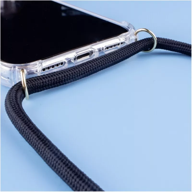 Cover Coros LOO004 iPhone XR 15,5 cm (6,1 Zoll) Schwarz Transparent