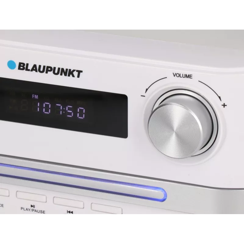 Home Audio Mikrosystem BLAUPUNKT MS16BT 15 W, CD/USB/MP3, Bluetooth, FM RDS, Weiß