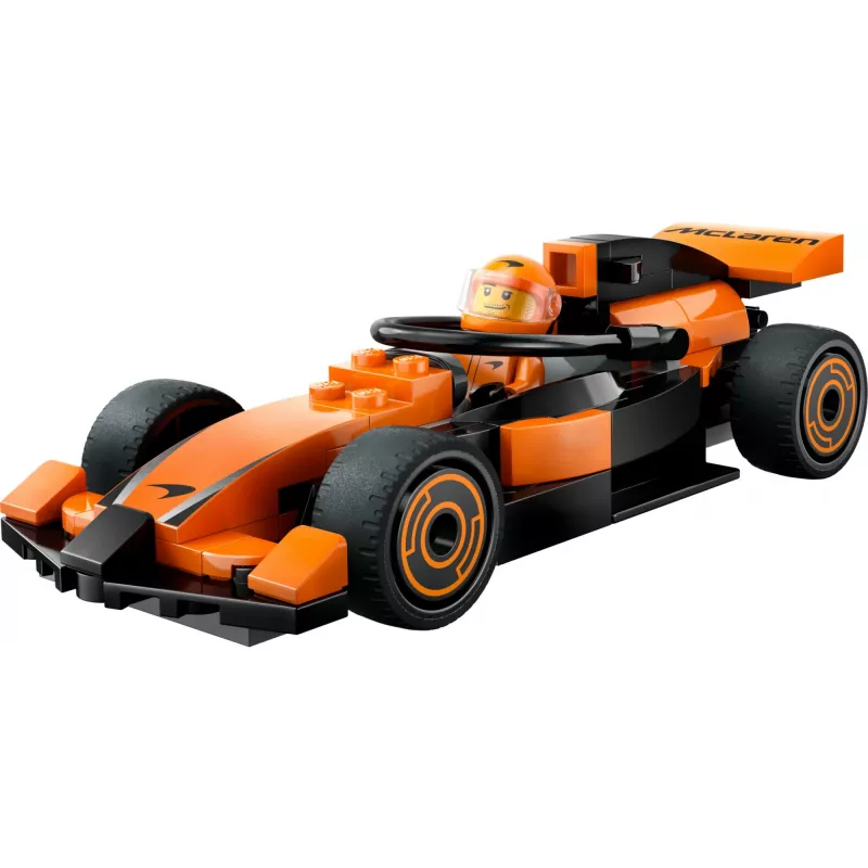 LEGO City F1 Racer McLaren Racing Car 60442 — Bauset, 86 Teile, 1 Minifigur, ab 6 Jahren