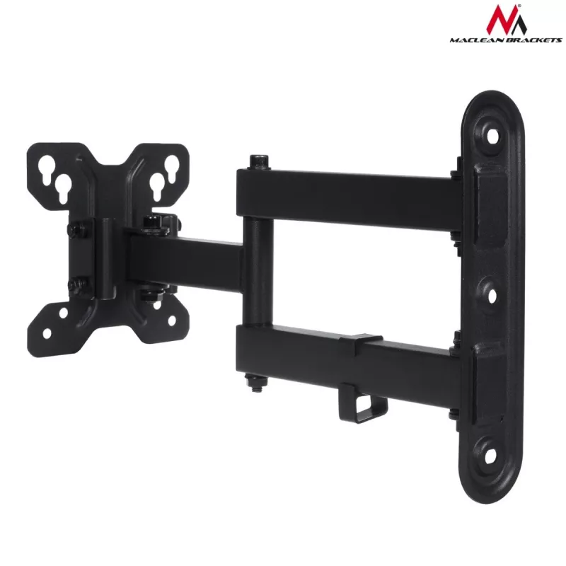 TV-Wandhalterung MACLEAN MC-740 für 13–23 Zoll Bildschirme, VESA bis 100x100, Tragfähigkeit 30 kg