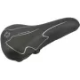 Fahrradsattel FISCHER Trekking 85652 mit Elastomerfederung, Schwarz/Weiß