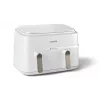 Philips 3000 series NA353/10 Fritteuse Doppelt 9 L Standgerät 2750 W Heißluftfritteuse Silber, Weiß