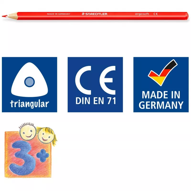 Buntstifte Staedtler Ergosoft 157 Mehrfarbig 36 Stk.