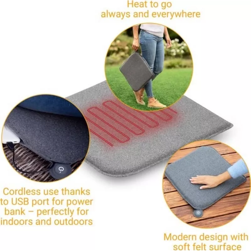 Medisana OL 600 Outdoor-Sitzkissen (grau)