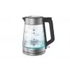 Blaupunkt EKG401 elektrischer Wasserkocher 1,7 l 2200 W Glasgehäuse, Edelstahlakzente, Wasserstandsanzeige