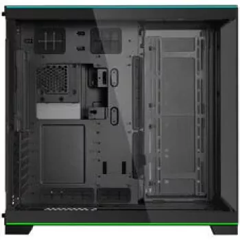 Lian Li O11 Dynamic EVO RGB PC-Gehäuse-Bundle, Midi-Tower, ARGB, gehärtetes Glas + 6x UNI FAN SL-INF Reverse Blade Lüfter - schwarz