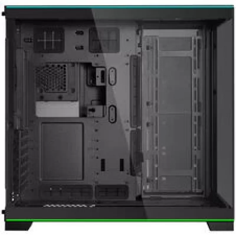 Lian Li O11 Dynamic EVO RGB PC-Gehäuse-Bundle, Midi-Tower, ARGB, gehärtetes Glas + 6x UNI FAN SL-INF Reverse Blade Lüfter - schwarz