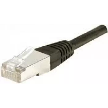 Netzwerkkabel Dexlan 858375 Schwarz 0,5m Cat6a S/FTP