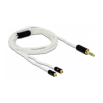 Audiokabel DeLOCK 85845 1,2 m 3,5 mm 2x MMCX Weiß