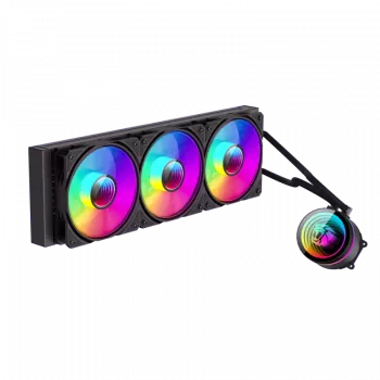 Gamemax | CPU-Flüssigkeitskühler | ICEBURG 360 INFINITY | Schwarz