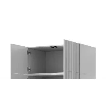 Kleiderschrank cama meble PAFOS 2D BASE 90×55,5×45 cm weiß matt, 2 Türen