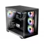 Computergehäuse LC-Power LC-8001B-ON Midi Tower Schwarz