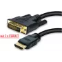 HDMI-zu-DVI-Kabel ShiverPeaks 77485-RE, 5 m, vergoldete Stecker