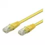 Wentronic Goobay CAT 5e Patchkabel, U/UTP, Gelb, 10 m - CCA Kupfer-Mix (68346)
