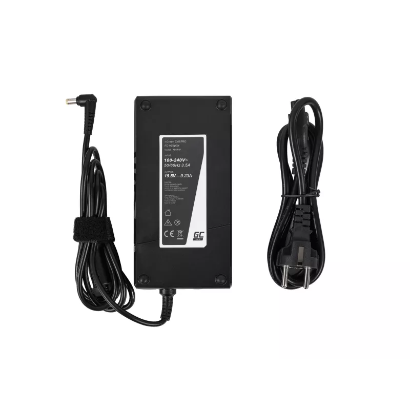 Netzteil Grün Cell AD139P 90W Universelles Laptop-Netzteil 19,5 V 9,23 A 5,5×1,7 mm Schwarz