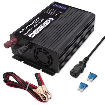 Qoltec Smart Monolith Batterieladegerät für LiFePO4 AGM GEL SLA Akkus | 20A | 24V