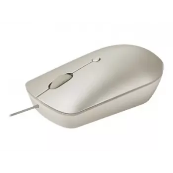 Kabelgebundene Büromaus Lenovo 540 beidhändig USB Type-C Optisch 2400 DPI Sand