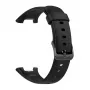 Silikon-Armband FIXED für Xiaomi Mi Smart Band 7 Pro – Schwarz, verstellbar, wasserbeständig