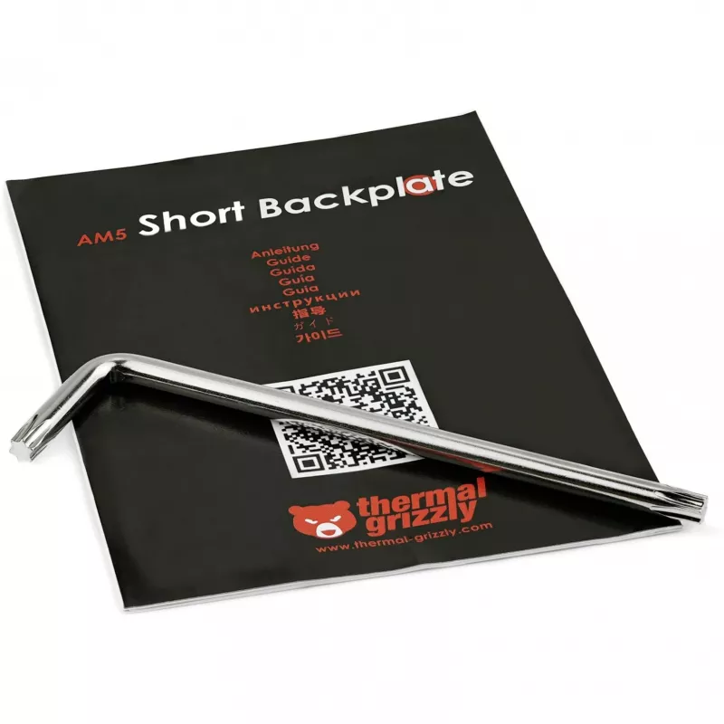 Backplate Thermal Grizzly TG-SB-R7000 Aluminium Polycarbonat Schwarz