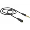 Audiokabel DeLOCK 84716 0,5 m 3,5 mm Schwarz