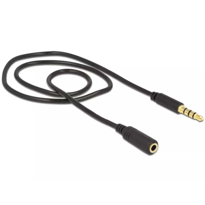Audiokabel DeLOCK 84716 0,5 m 3,5 mm Schwarz