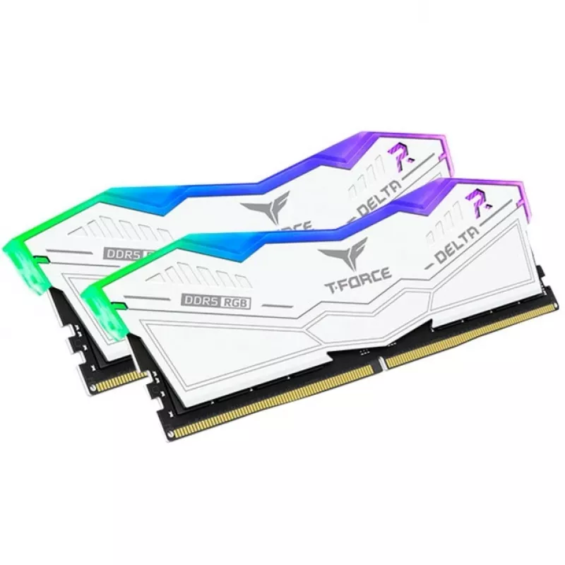 DIMM 64 GB DDR5-6000 (2x 32 GB) Dual-Kit, Speicher Weiß, FF4D564G6000HC38ADC01, Delta RGB, INTEL XMP
