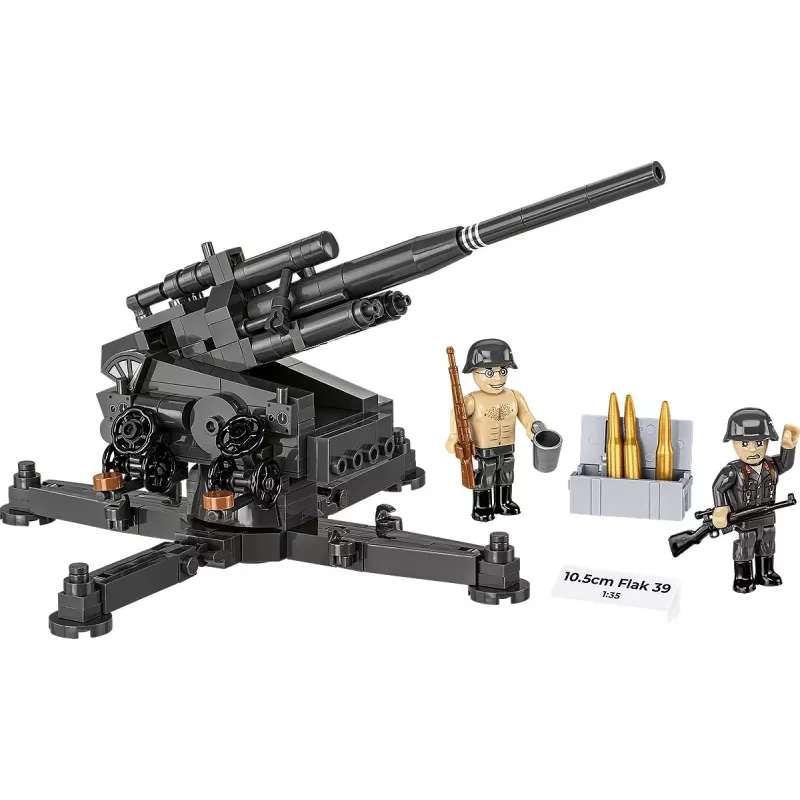 Konstruktionsset Cobi Blöcke 10,5 cm Flak 39 — 339 Teile