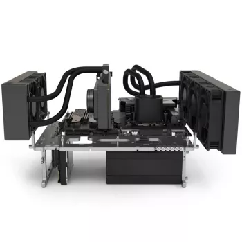 Benchtable-Gehäuse Streacom BC1 V2 – offenes Test-/Bench-Chassis, titan