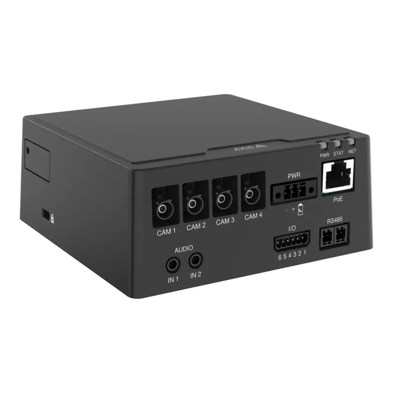 Basiseinheit AXIS F9114-R Mk II — kabelgebundenes Ethernet für Innenräume, 10/100/1000 Mbit/s, 10–48 V, 12,7 W typ.