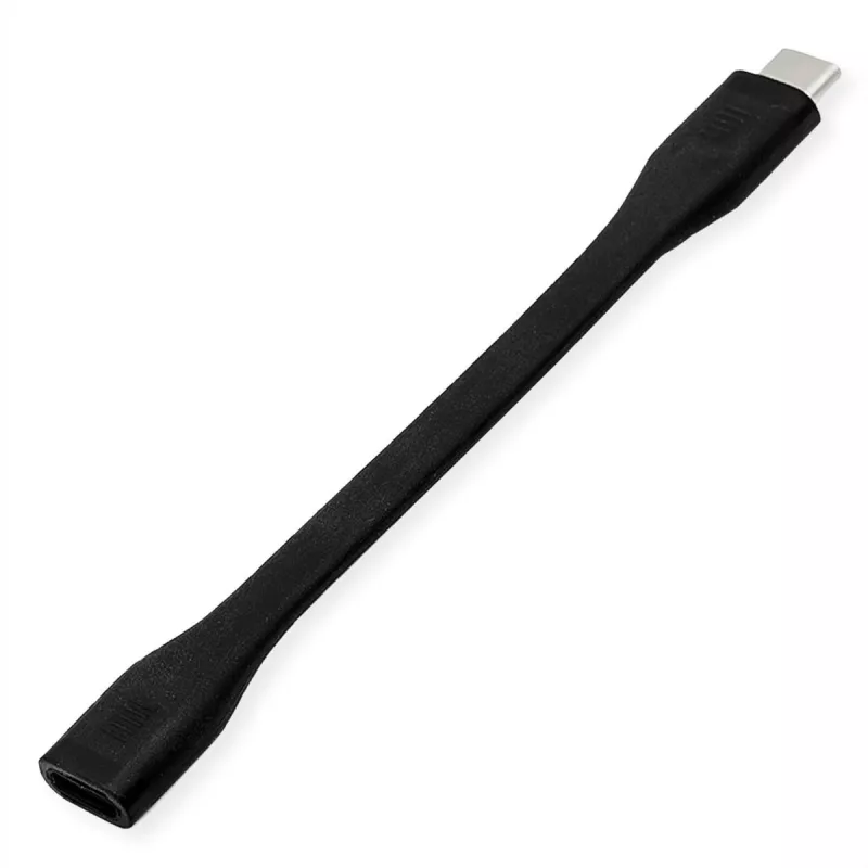 ROLINE Kabeladapter USB4 Gen3x2 40Gbit/C-C ST/BU Flach – Kabel – Digital/Daten