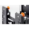 EDBAK Wandhalterung | VWPOP40 Video Wall Pop-Out Halterung mit Schnellverschluss | 19-43 Zoll | Maximale Tragfähigkeit 25 kg | Schwarz